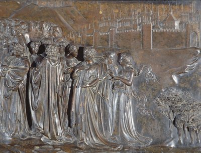 (detalle) de la multitud, Santuario de San Zenobio de Lorenzo Ghiberti